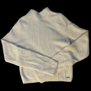 Hollister fuzzy mock neck sweater
